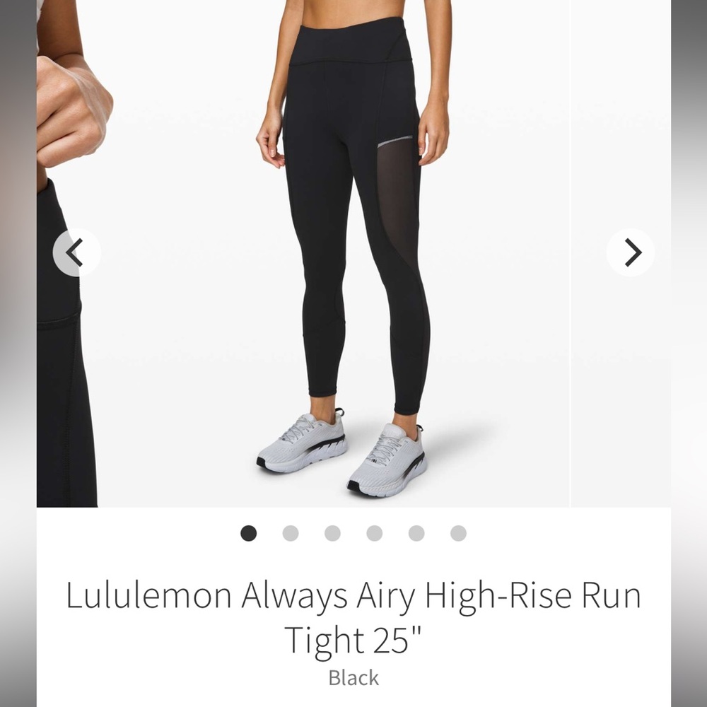 Lululemon Always Airy High-Rise Run Tight 25"